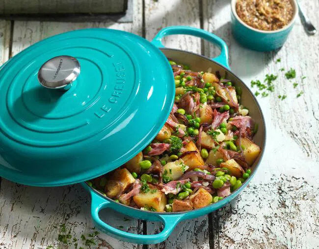 Caçarola Buffet Signature Azul Caribe 2,2L 26cm Le Creuset
