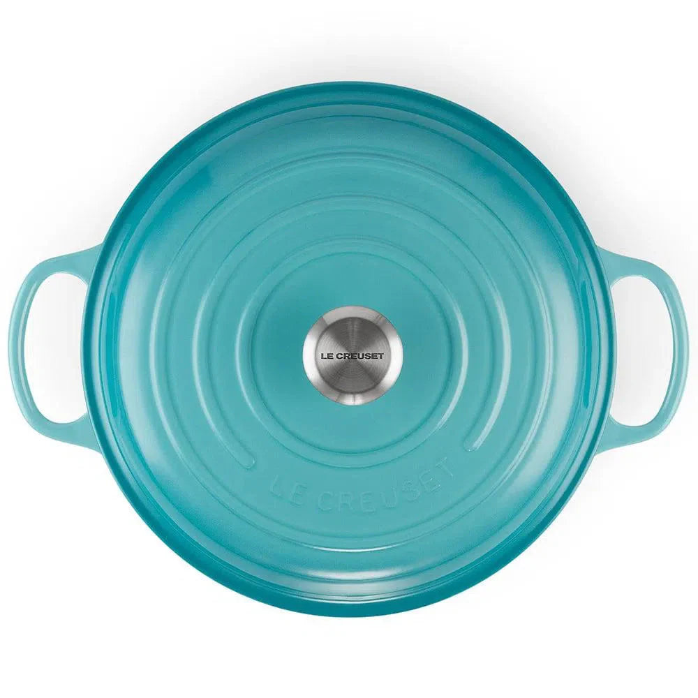 Caçarola Buffet Signature Azul Caribe 3,2L 30cm Le Creuset