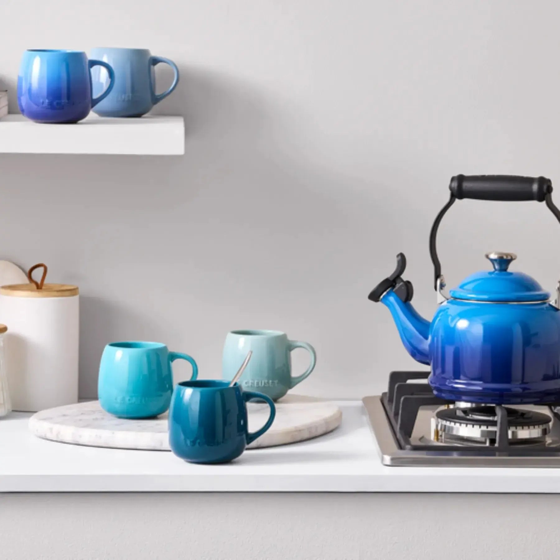 Caneca Cerâmica Sphere Azure 320ml Le Creuset