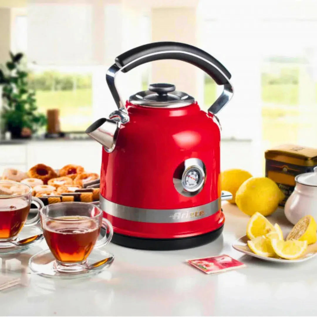 Chaleira Elétrica Moderna Vermelha 1,7L 360º 127V 1500W Ariete