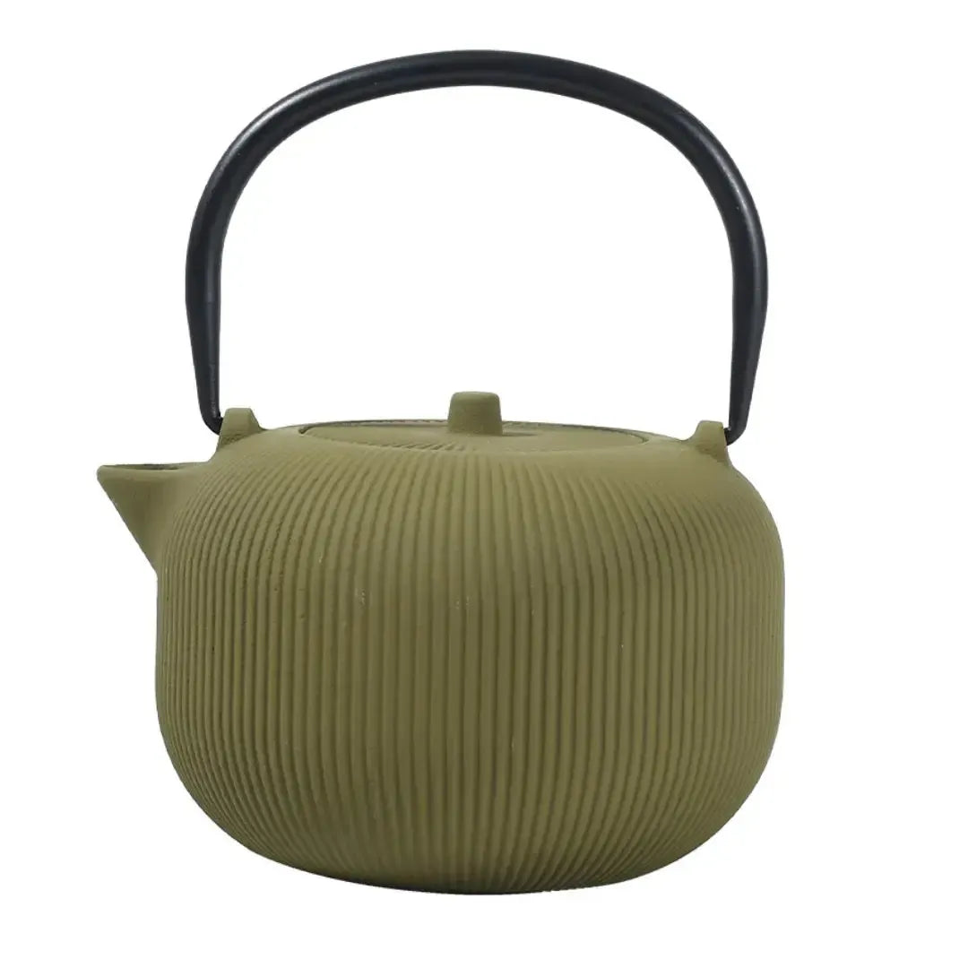 Chaleira Ferro Canelado Verde Oliva 1L Linha Sintonia