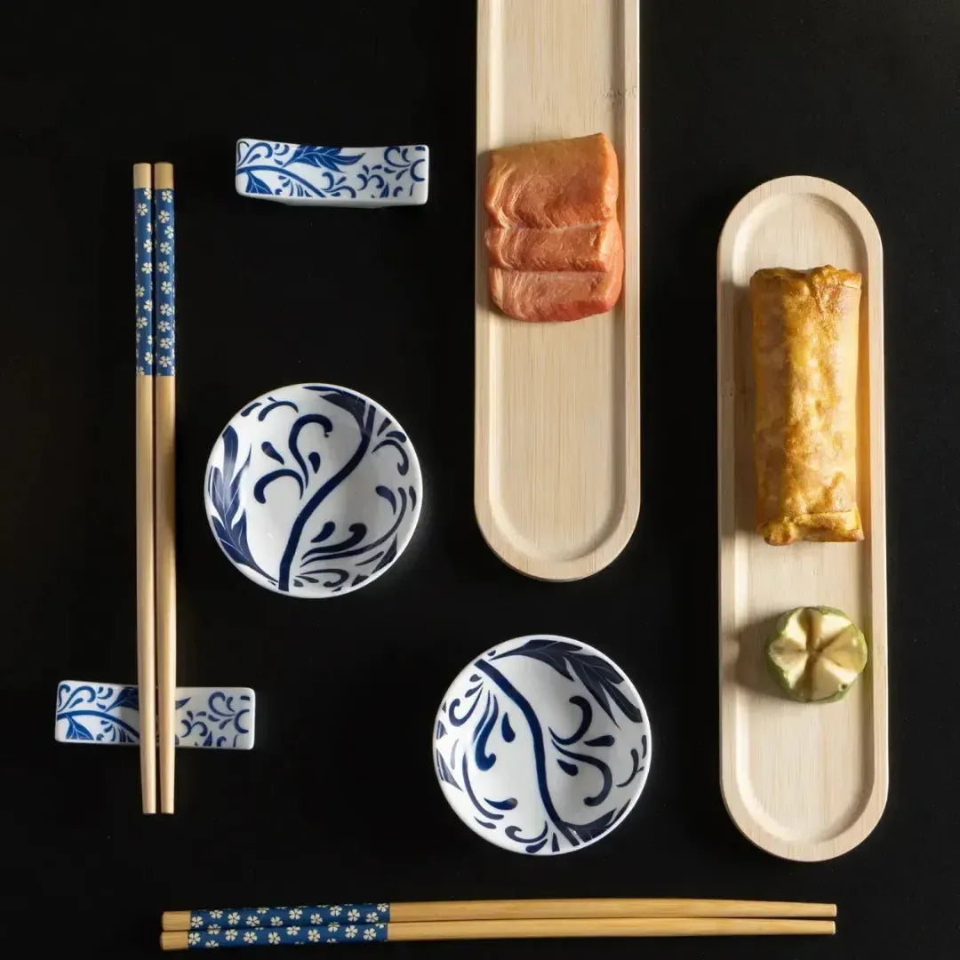 Conjunto 8 Peças para Sushi Bambu Gifu