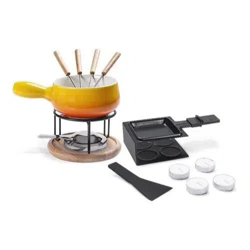 Conjunto Raclette + Fondue 16 Peças