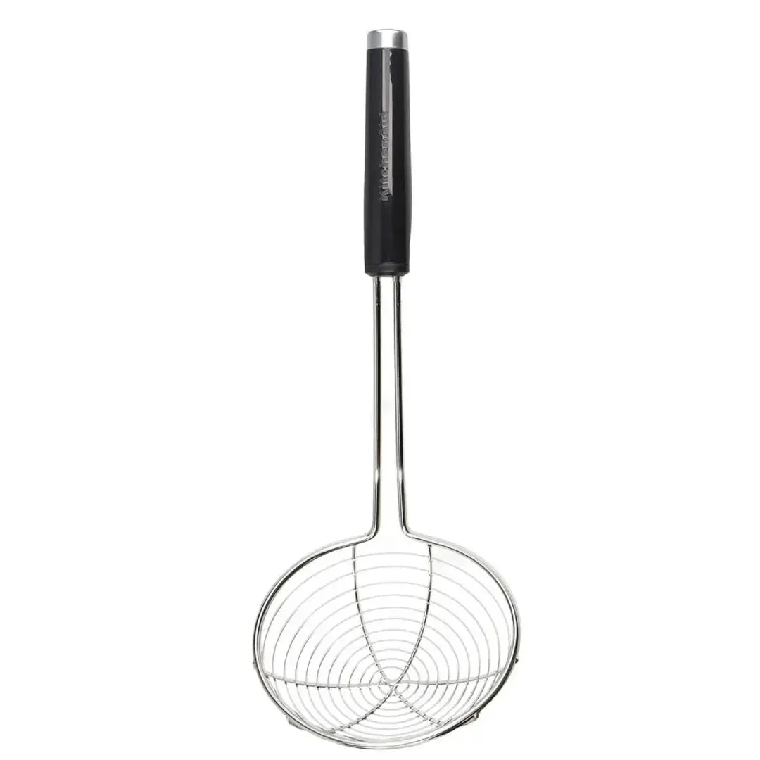 Escumadeira Aço Inox Preta KitchenAid