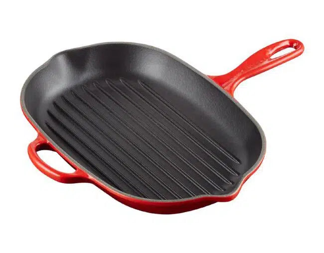Grelha Oval Signature Vermelho 32cm Le Creuset