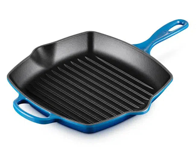 Grelha Quadrada Signature Azure 26cm Le Creuset