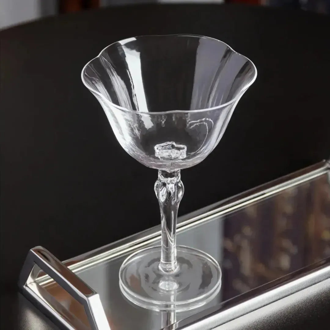 Jogo 2 Taças Vinho Vidro Lily 300ml Transparente Wolff