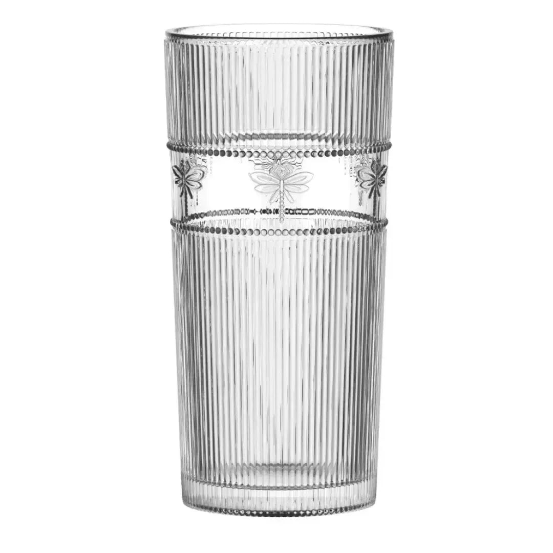Jogo 6 Copos Altos em Vidro Libélula 350ml L'Hermitage