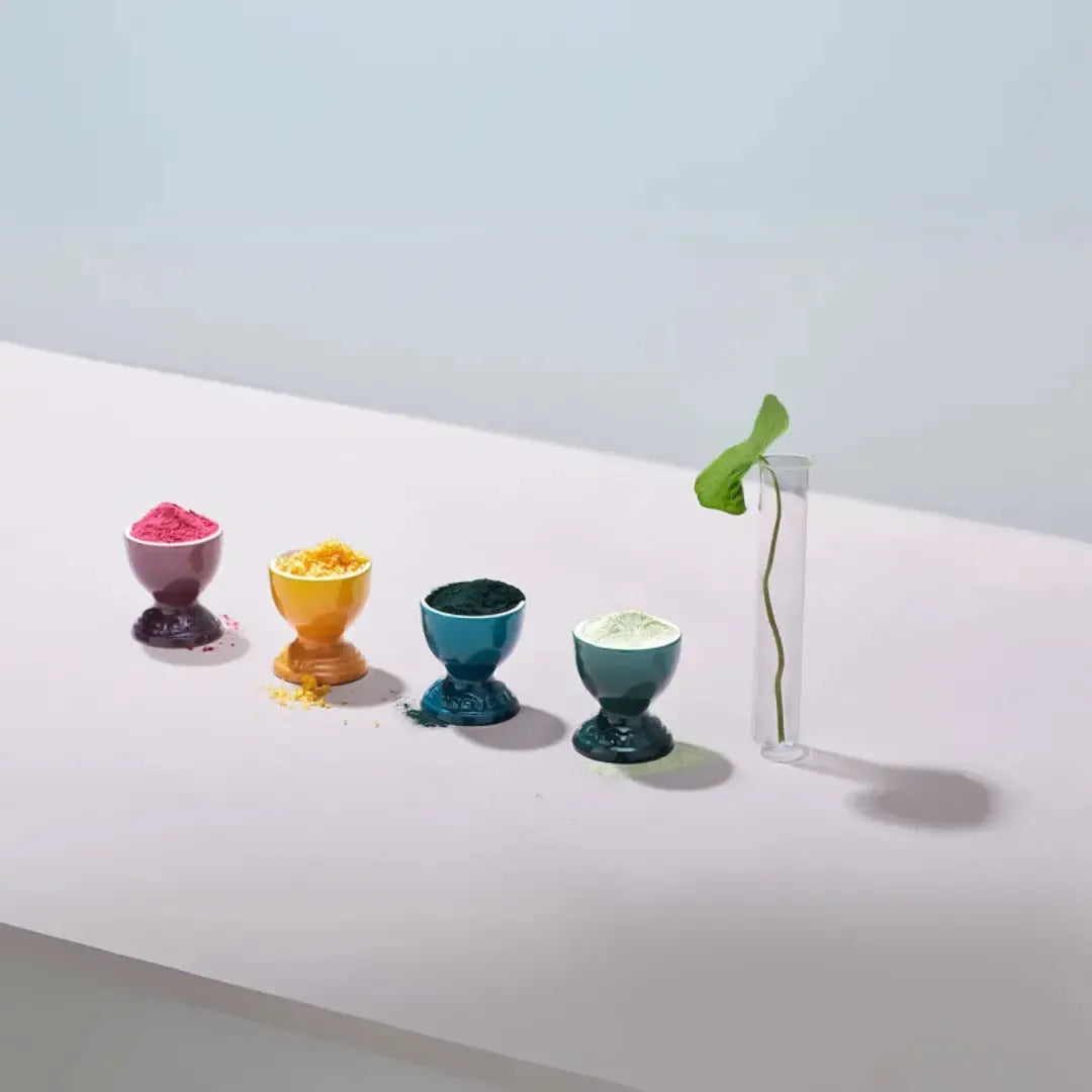 Kit com 4 Suportes para Ovo Botanique Collection Le Creuset