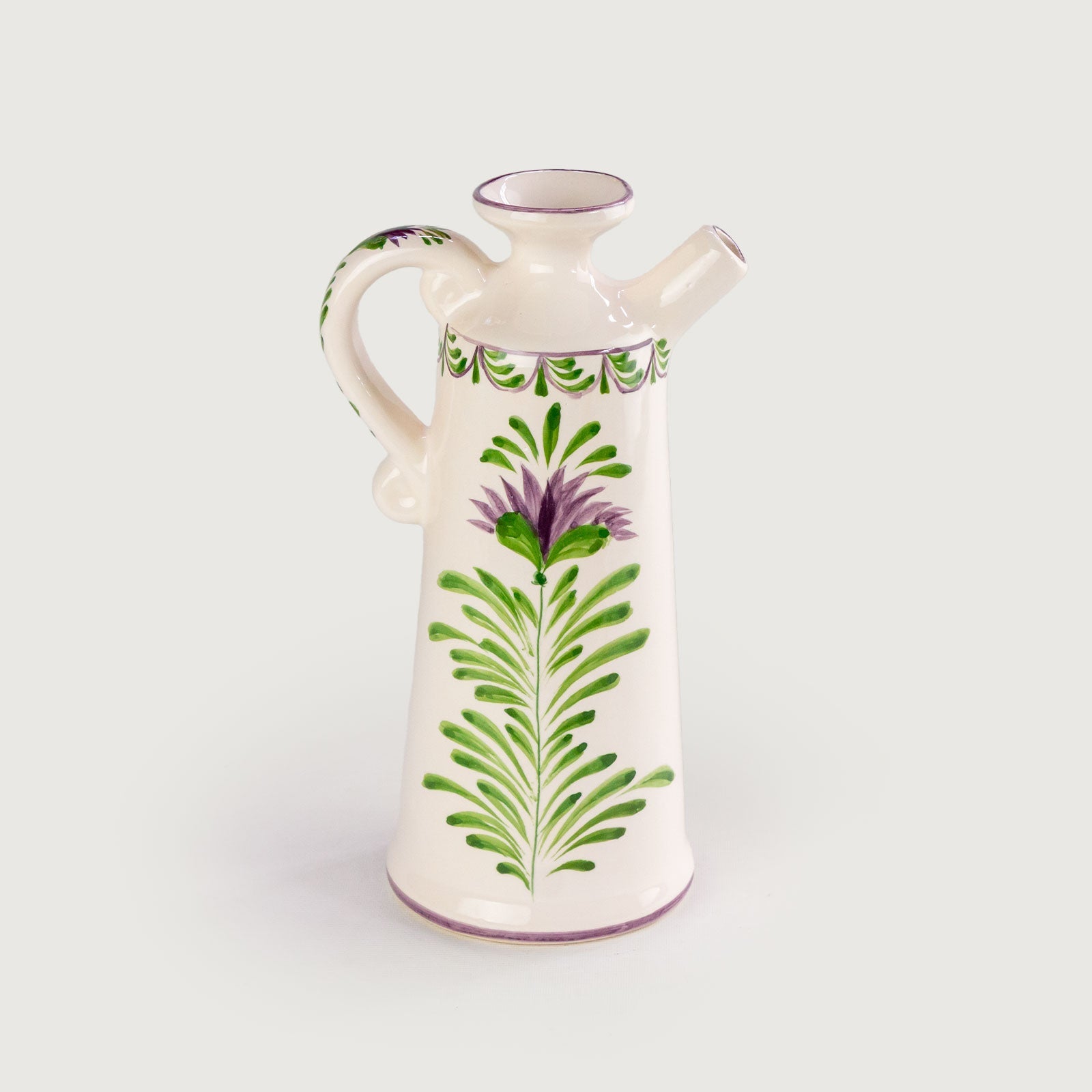 Galheta para Azeite Grande Flor de Alcachofra
