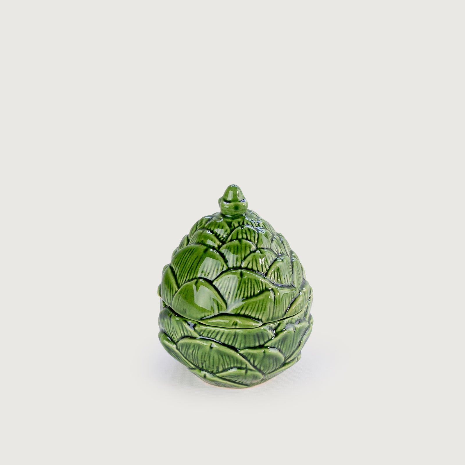 Compoteira Cerâmica Alcachofra Verde