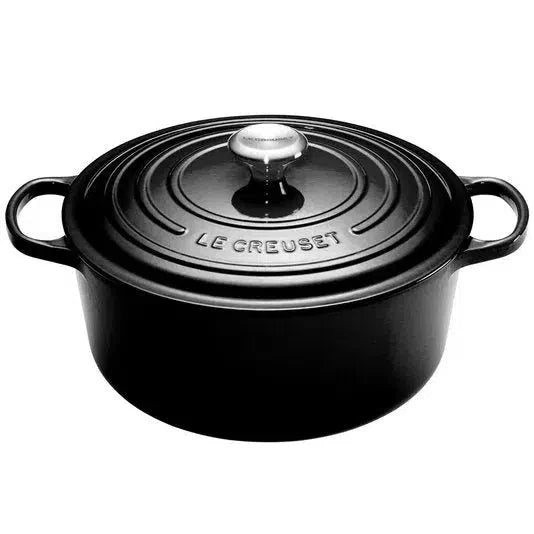 Panela Le Creuset Redonda Signature Black Onyx 5,3L 26cm