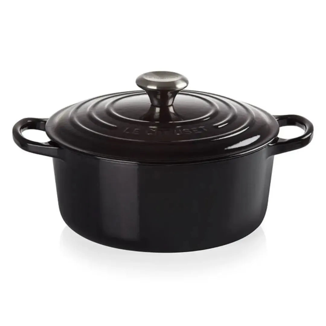 Panela Le Creuset Redonda Signature Black Onyx 6,7L 28cm