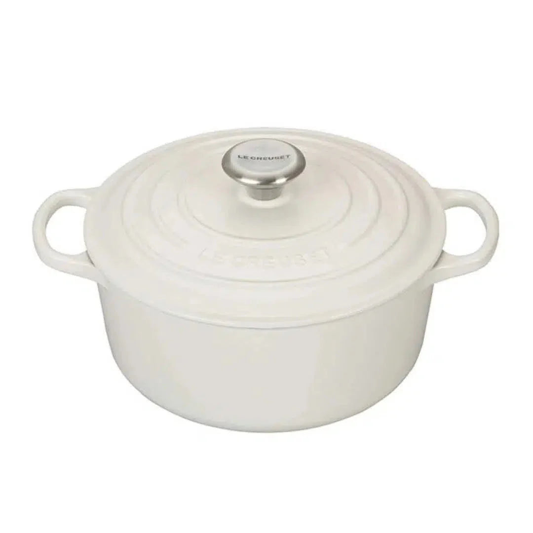 Panela Le Creuset Redonda Signature Branco 2,4L 20cm