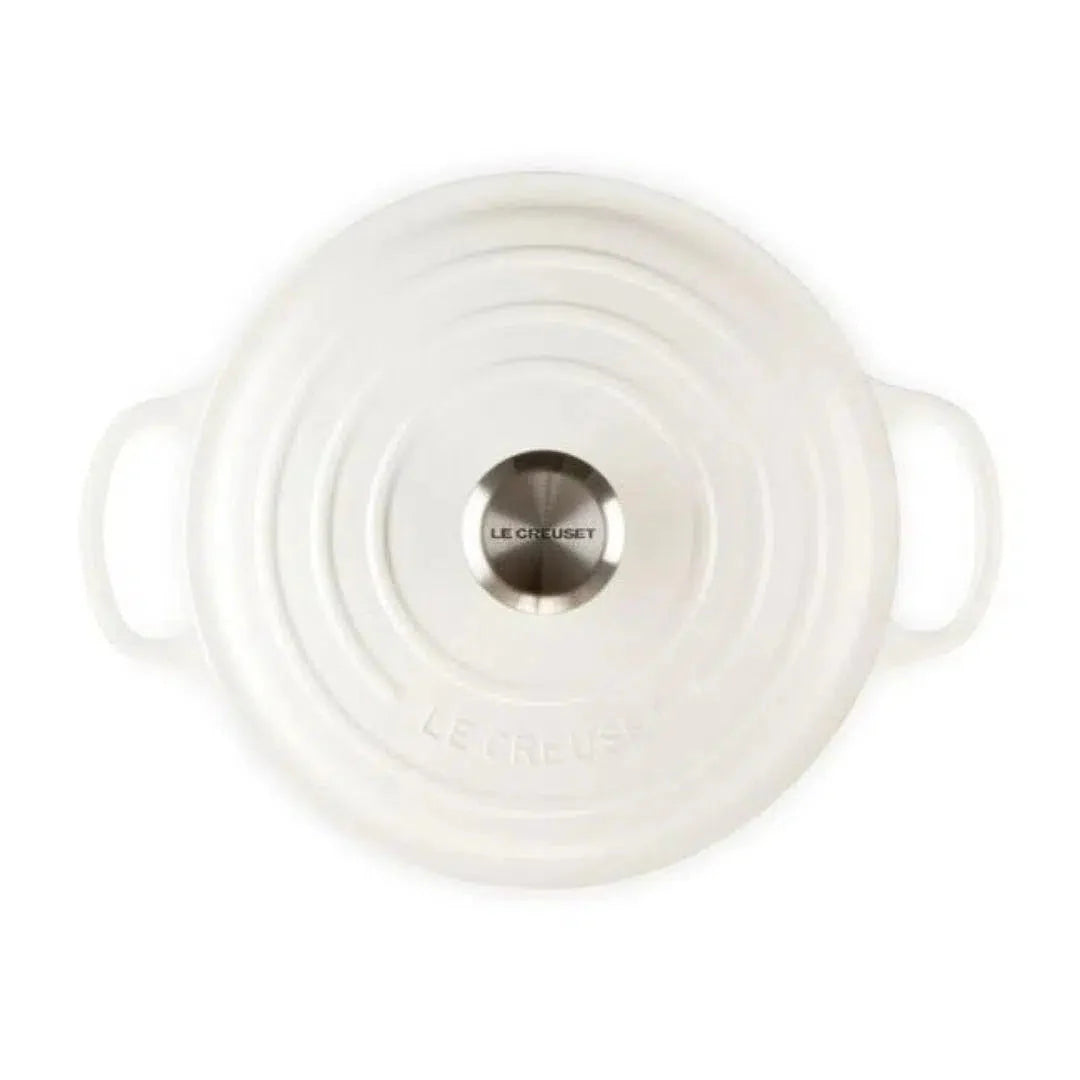 Panela Le Creuset Redonda Signature Branco 2,4L 20cm