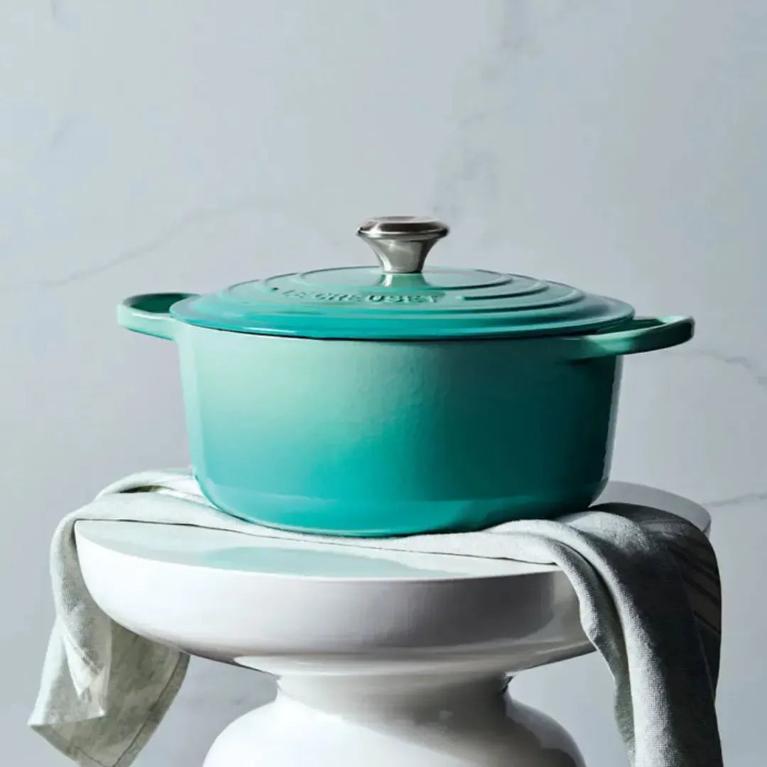 Panela Le Creuset Redonda Signature Cool Mint 3,3L 22cm