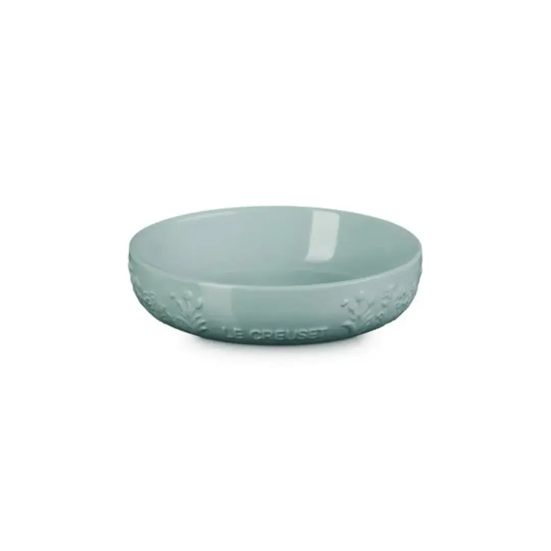 Prato Fundo Cerâmica 18cm Sphere Jardin Sea Salt Le Creuset