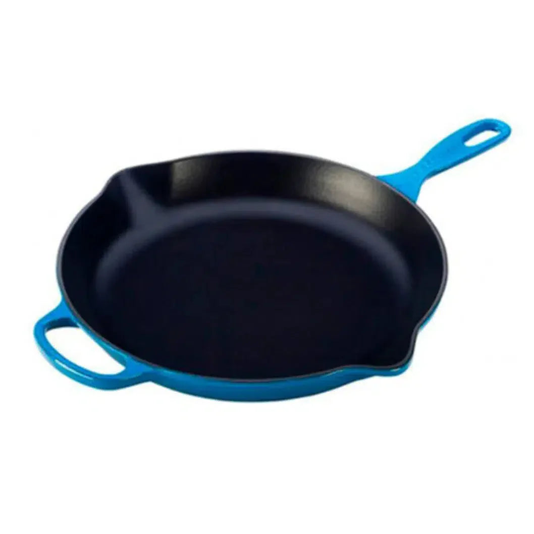 Skillet Redonda com Alça Signature Azul Marseille 20cm Le Creuset