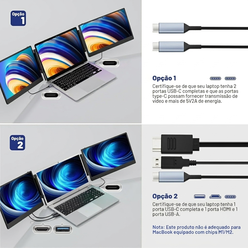 Extensor TripleView Full HD - Notebooks & Tablets