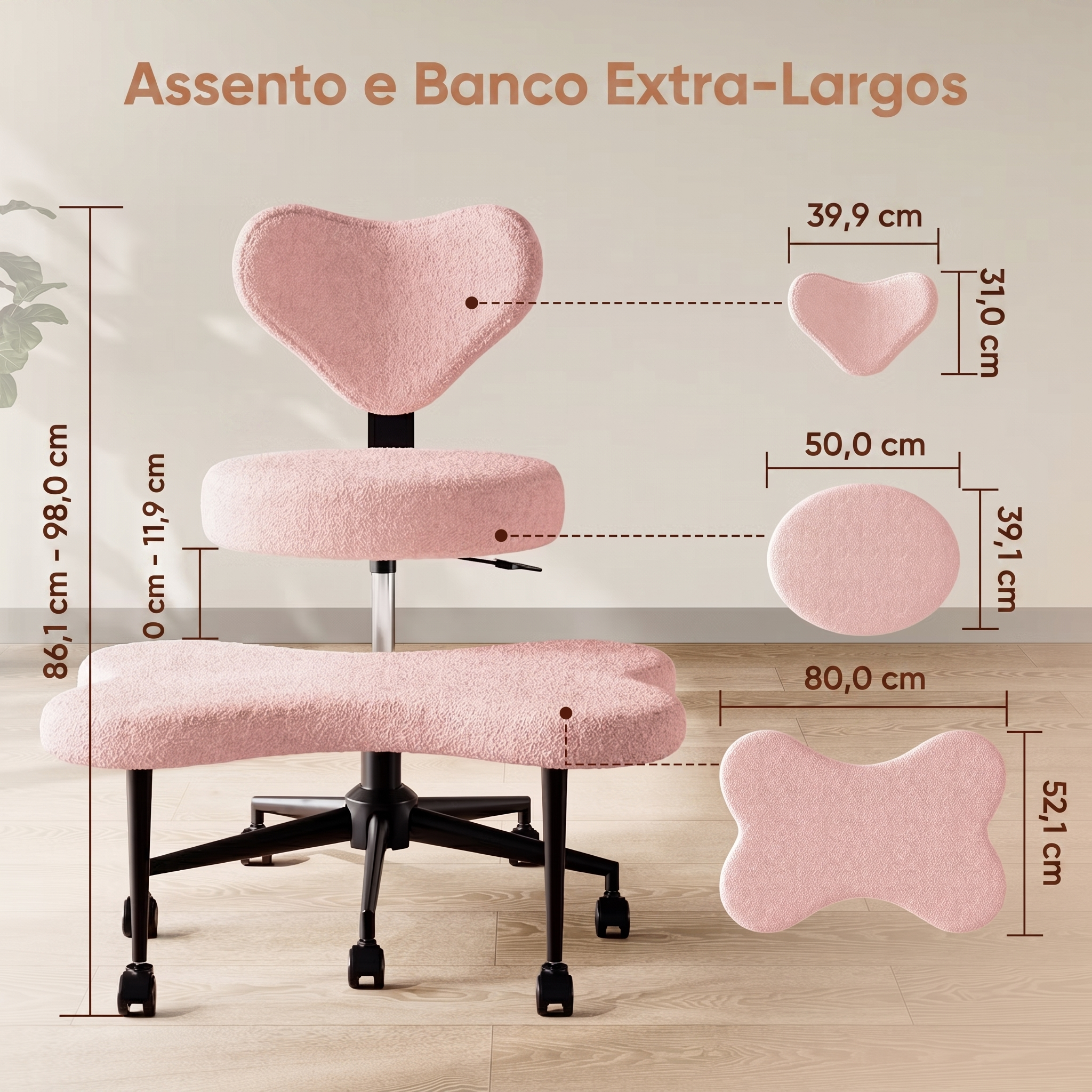 Cadeira Ergonômica Dupla Yoga