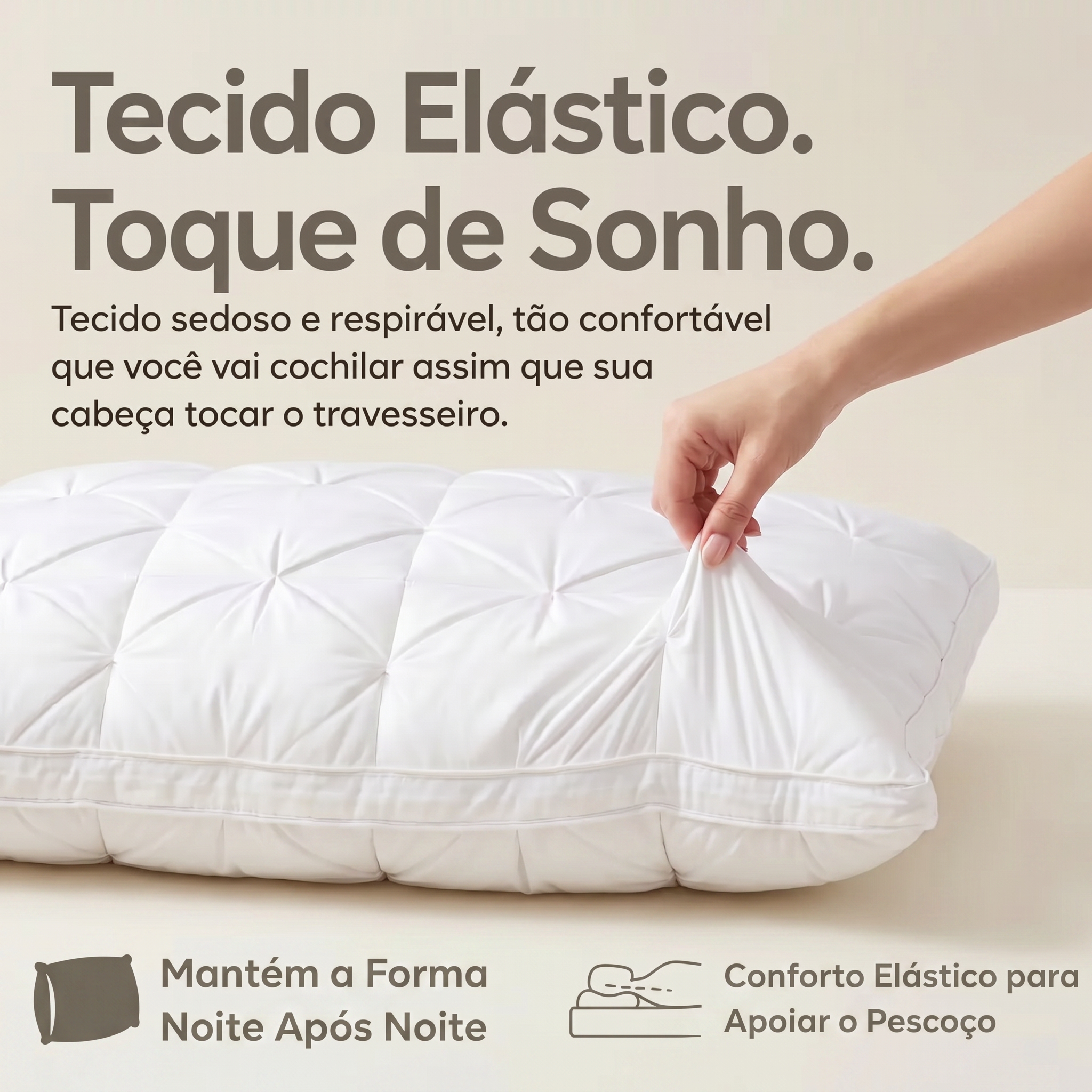 Kit Travesseiros Ploof - Macio e Resistente