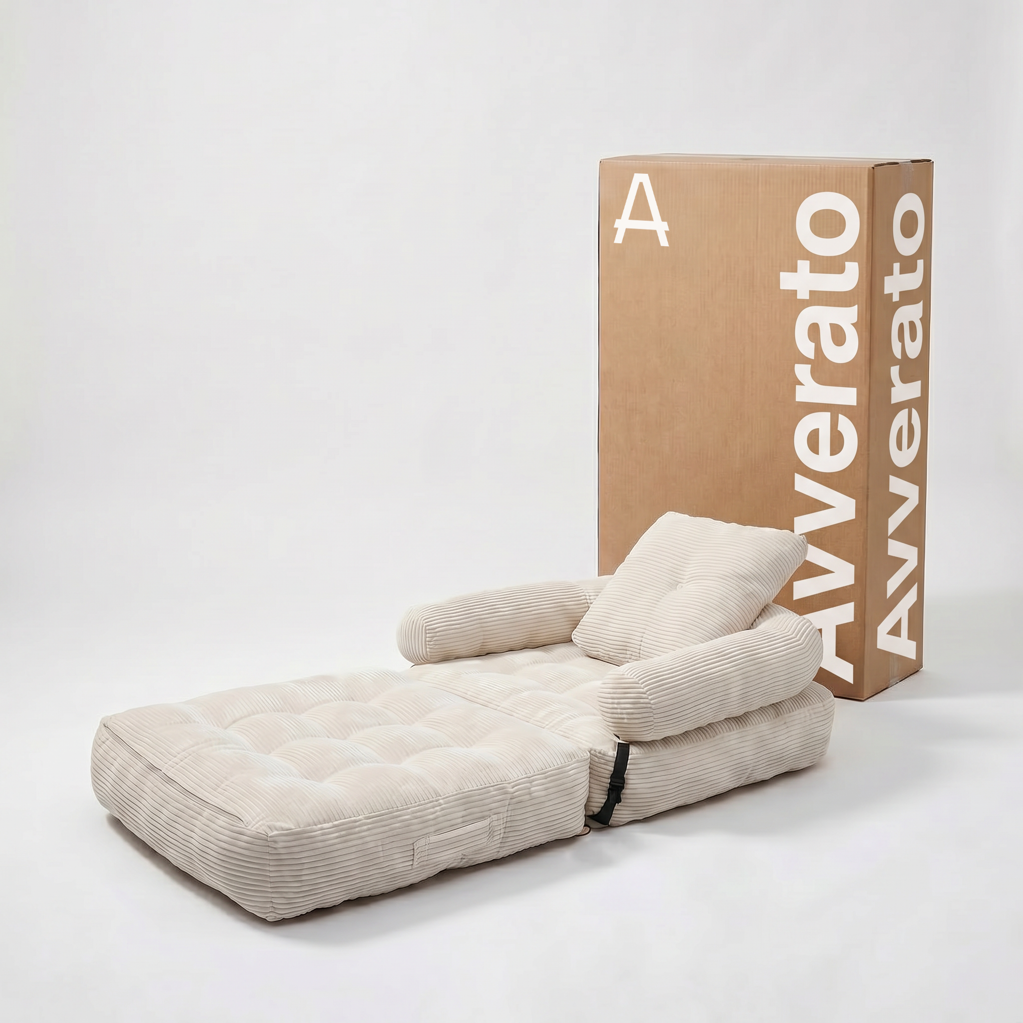Poltrona-Cama Avverato Nuvem em Cotelê