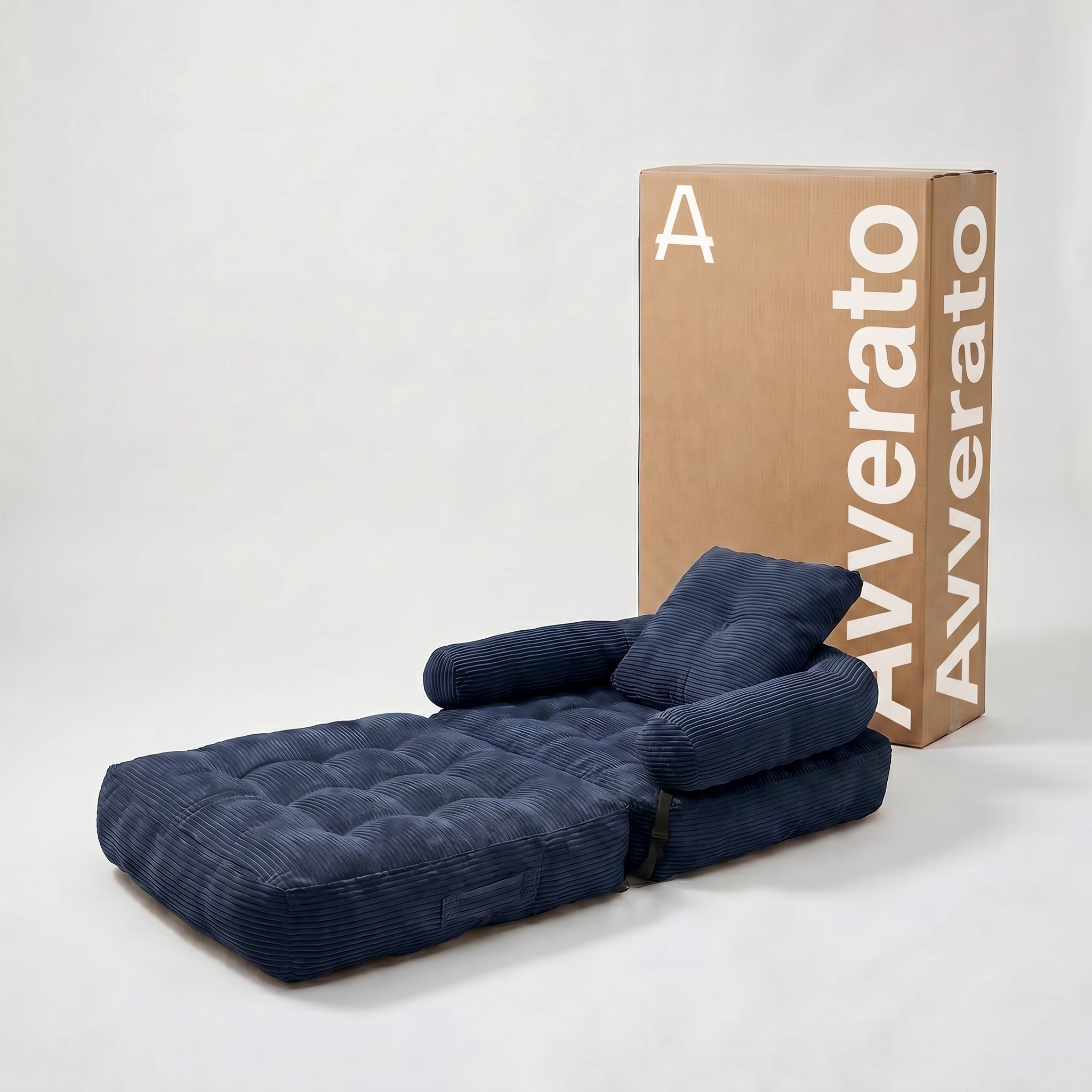 Poltrona-Cama Avverato Nuvem em Cotelê