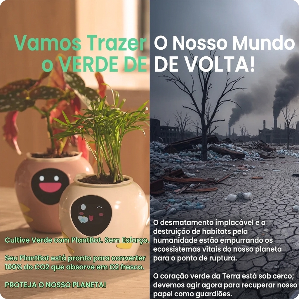 PlantBot - Vaso Robô Inteligente Interativo para Plantas