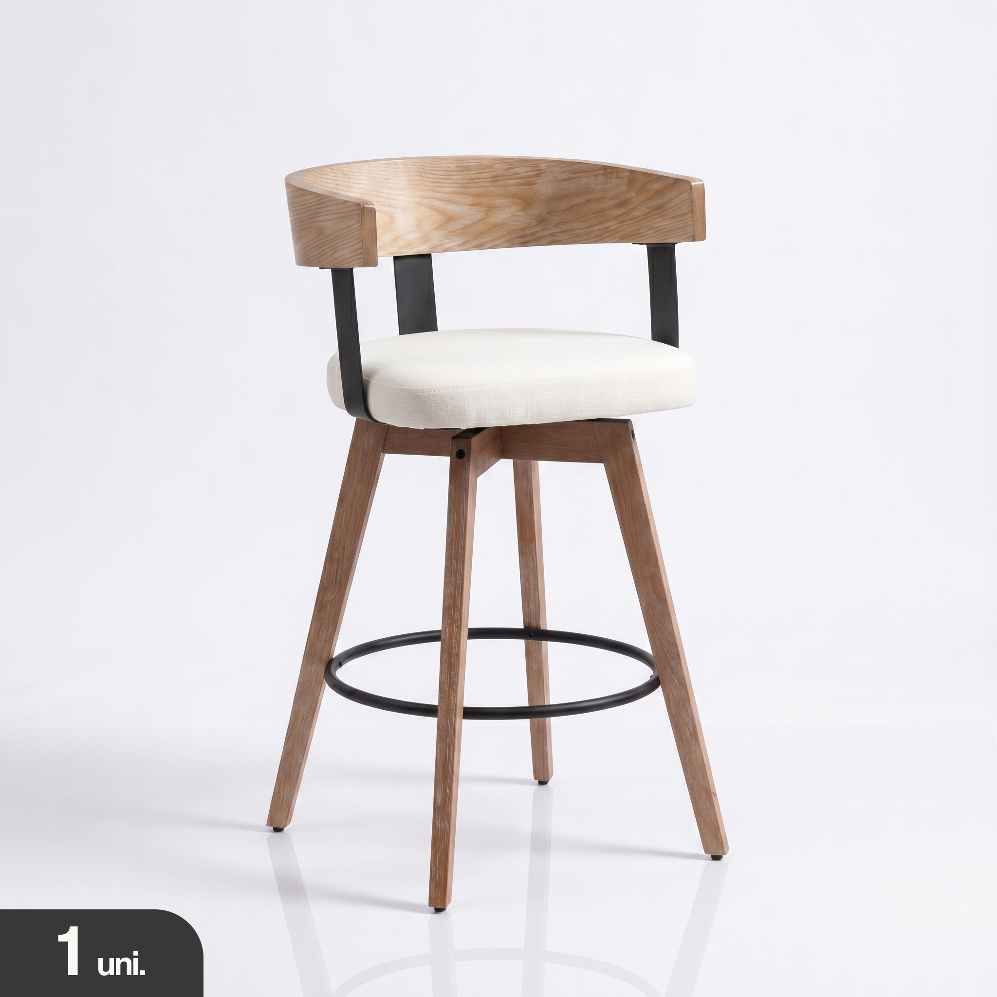 Banquetas Giratórias Mid-Century