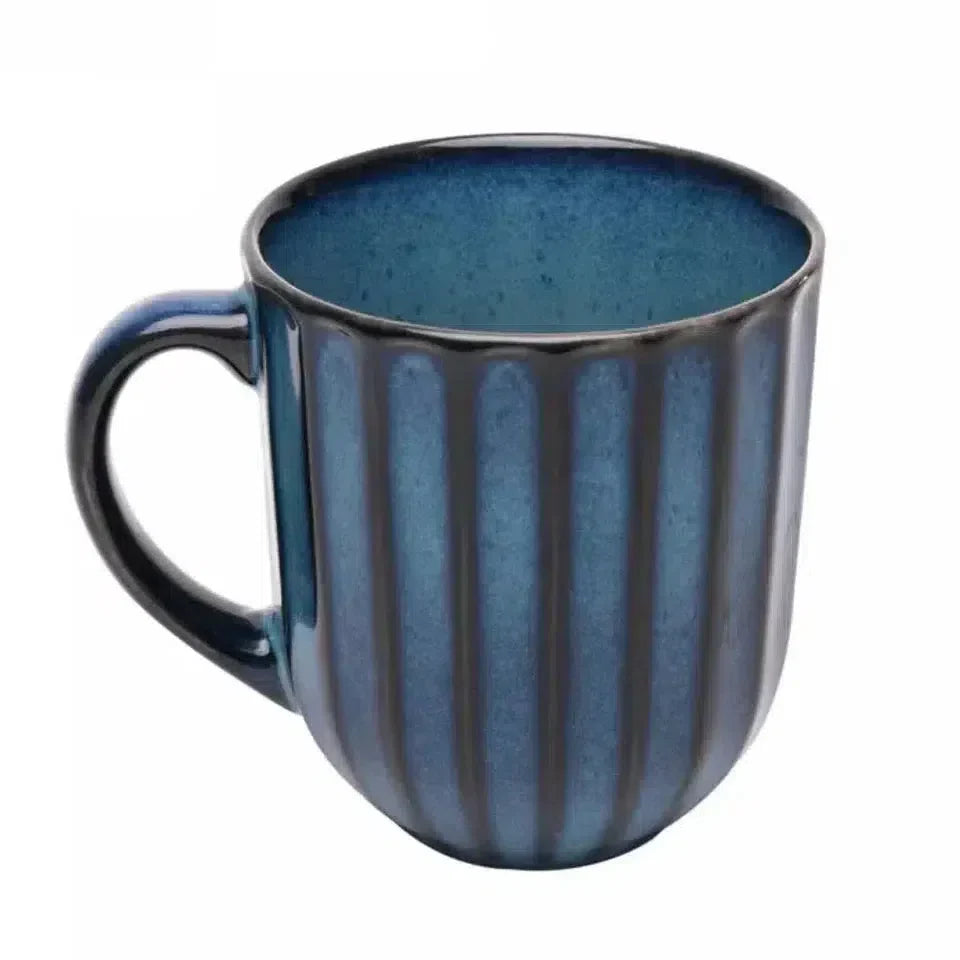 Aparelho de Jantar Cerâmica Scallop Azul 24 peças Wolff