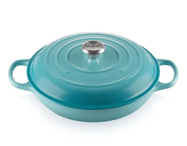Caçarola Buffet Signature Azul Caribe 2,2L 26cm Le Creuset