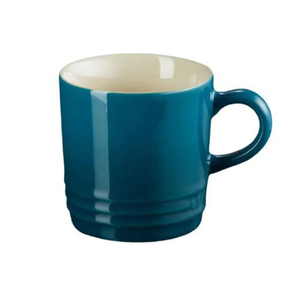Caneca Cerâmica Deep Teal 200ml Le Creuset