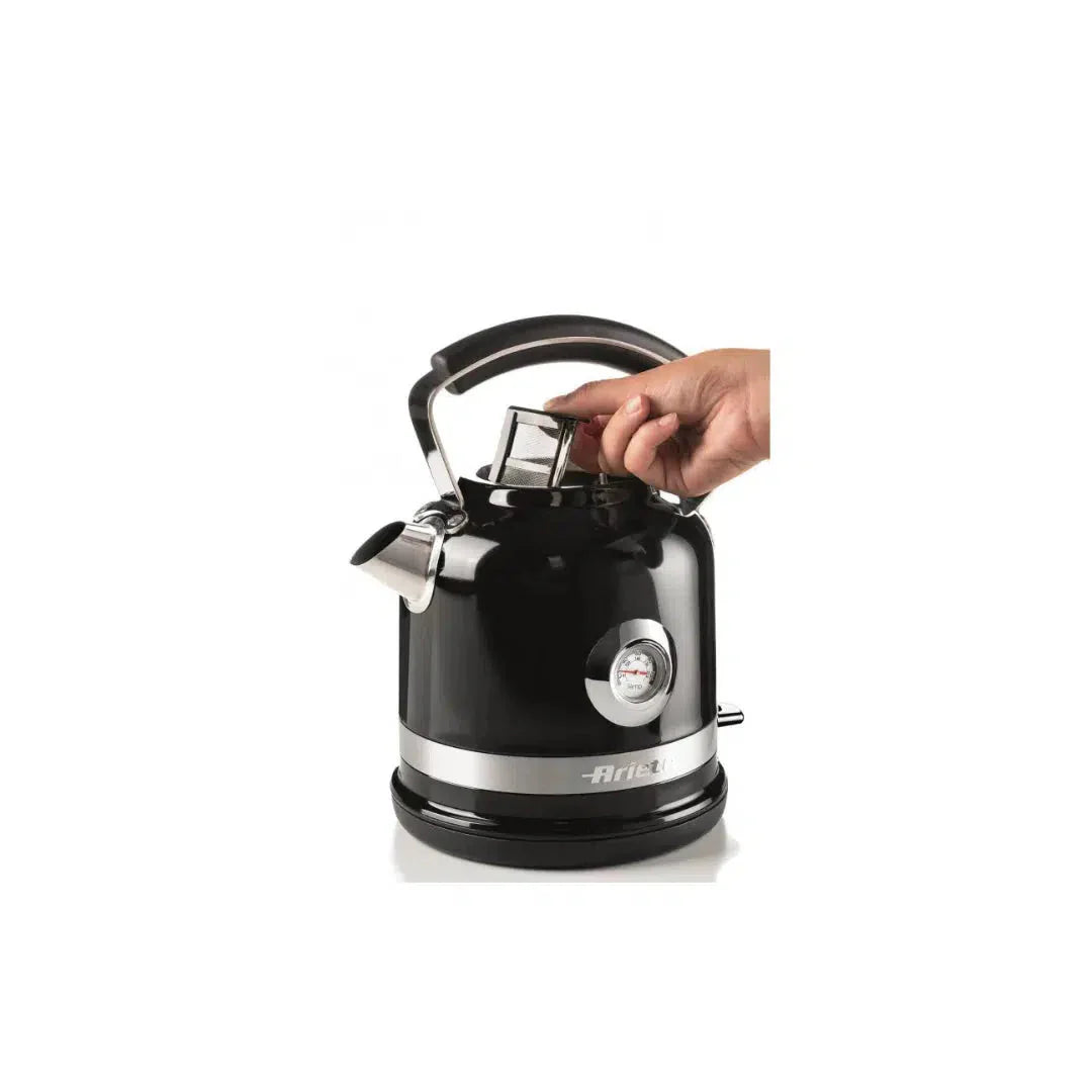 Chaleira Elétrica Moderna Preta 1,7L 360º 127V 1500W Ariete