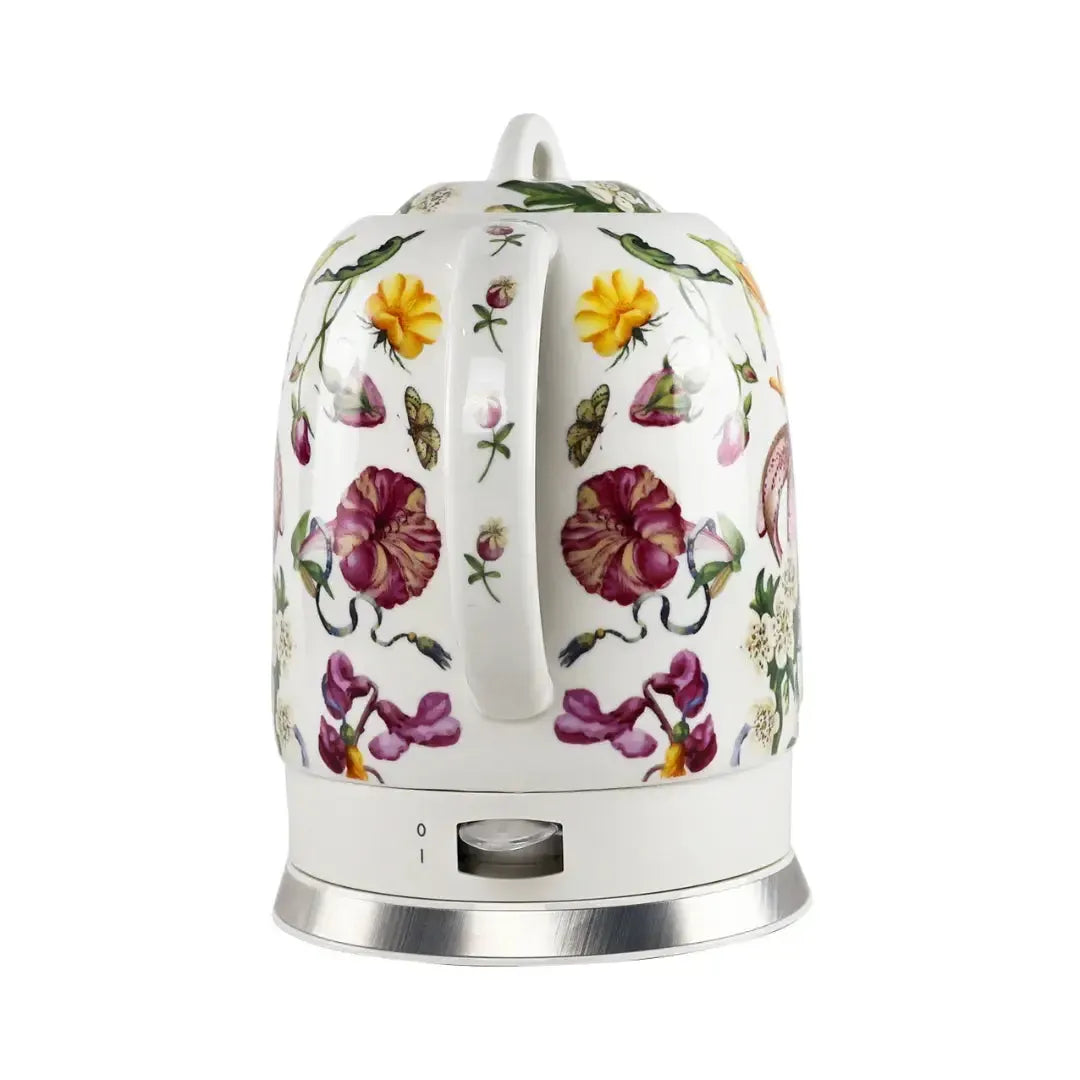 Chaleira Elétrica Porcelana Elegance Branca Floral 1,5L 220V Tuut