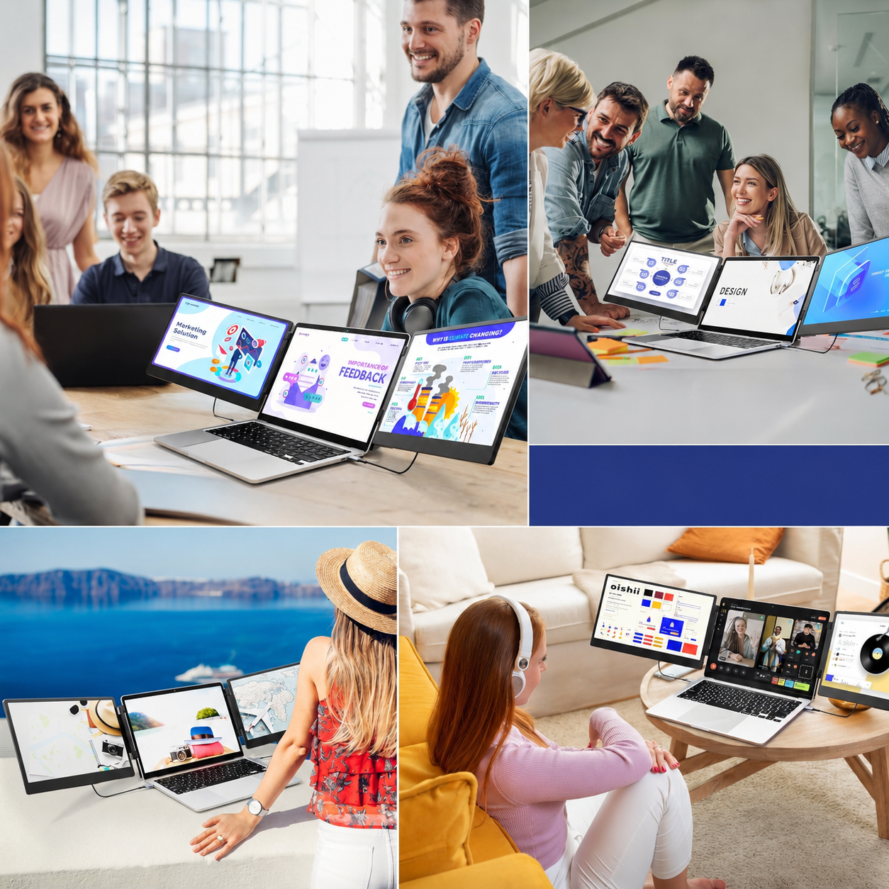 Extensor TripleView Full HD - Notebooks & Tablets