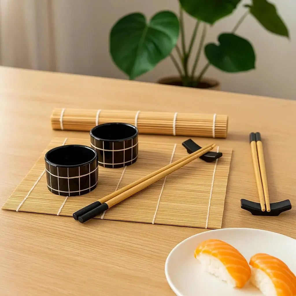 Conjunto 8 Peças para Sushi Bambu Naka