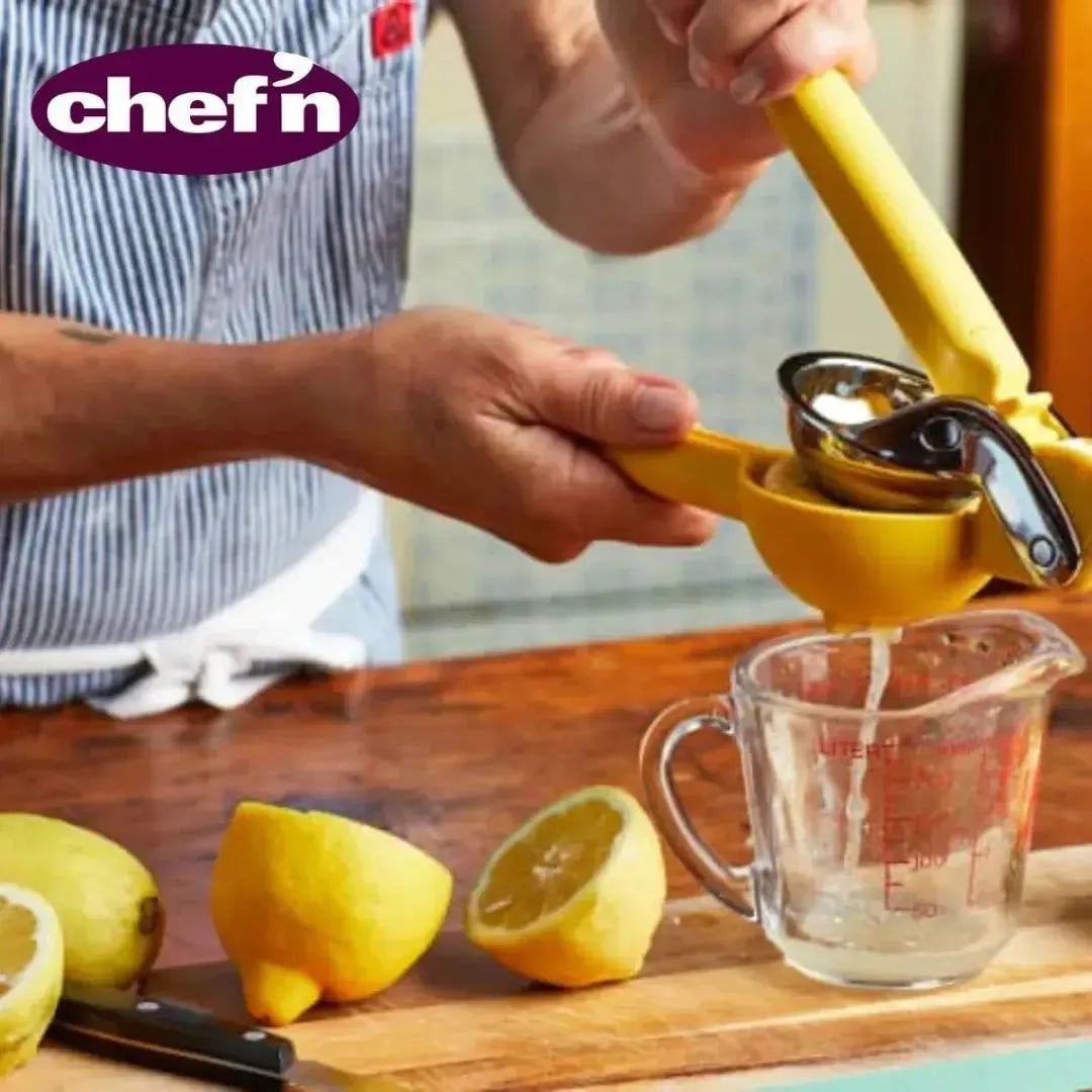 Espremedor Manual Laranja Limão Inox Chef'n