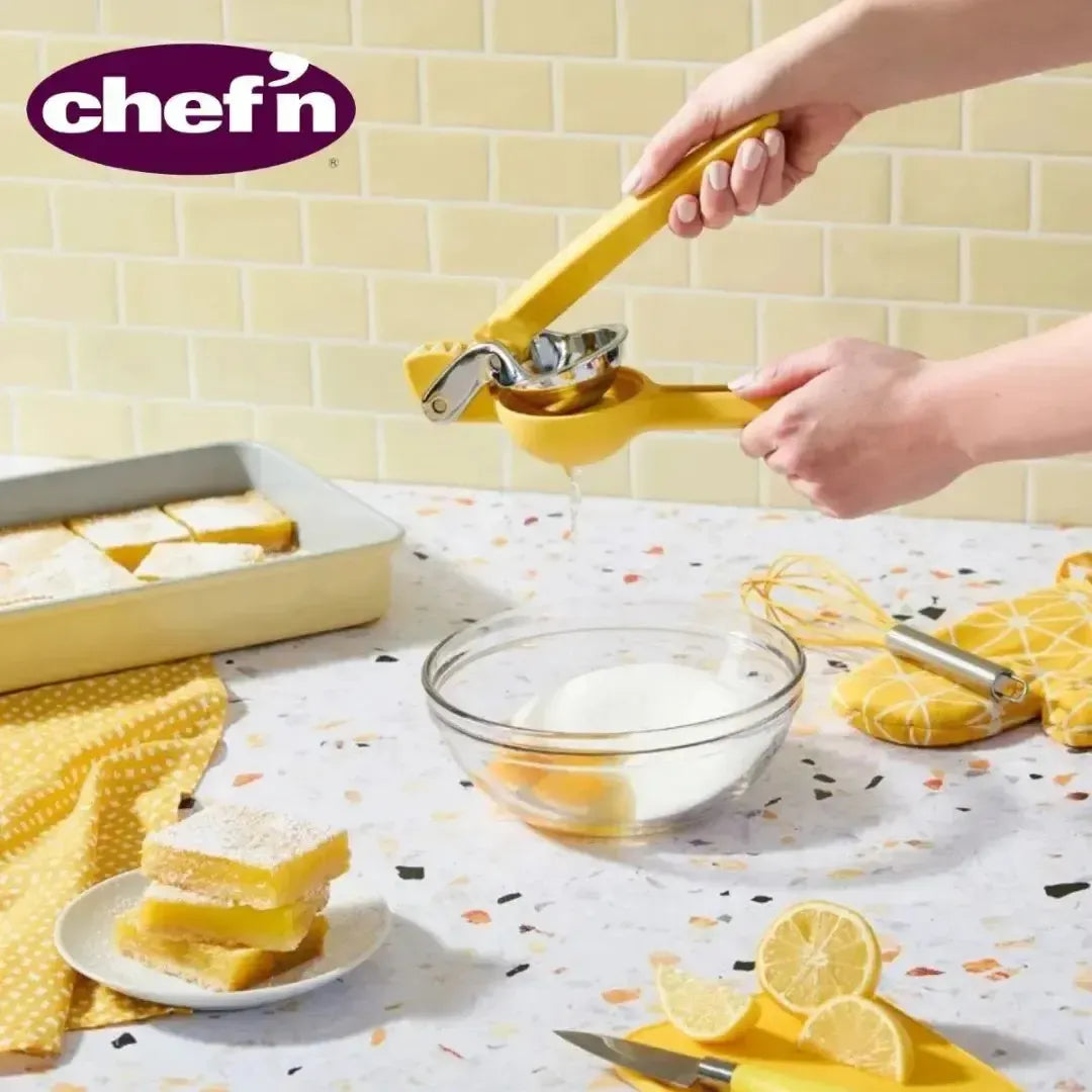 Espremedor Manual Laranja Limão Inox Chef'n