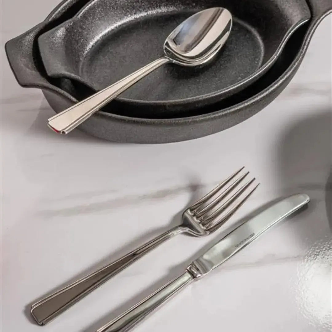 Faqueiro Clássico Moderno 130 peças Aço Inox 18/10 Sem Estojo Fracalanza