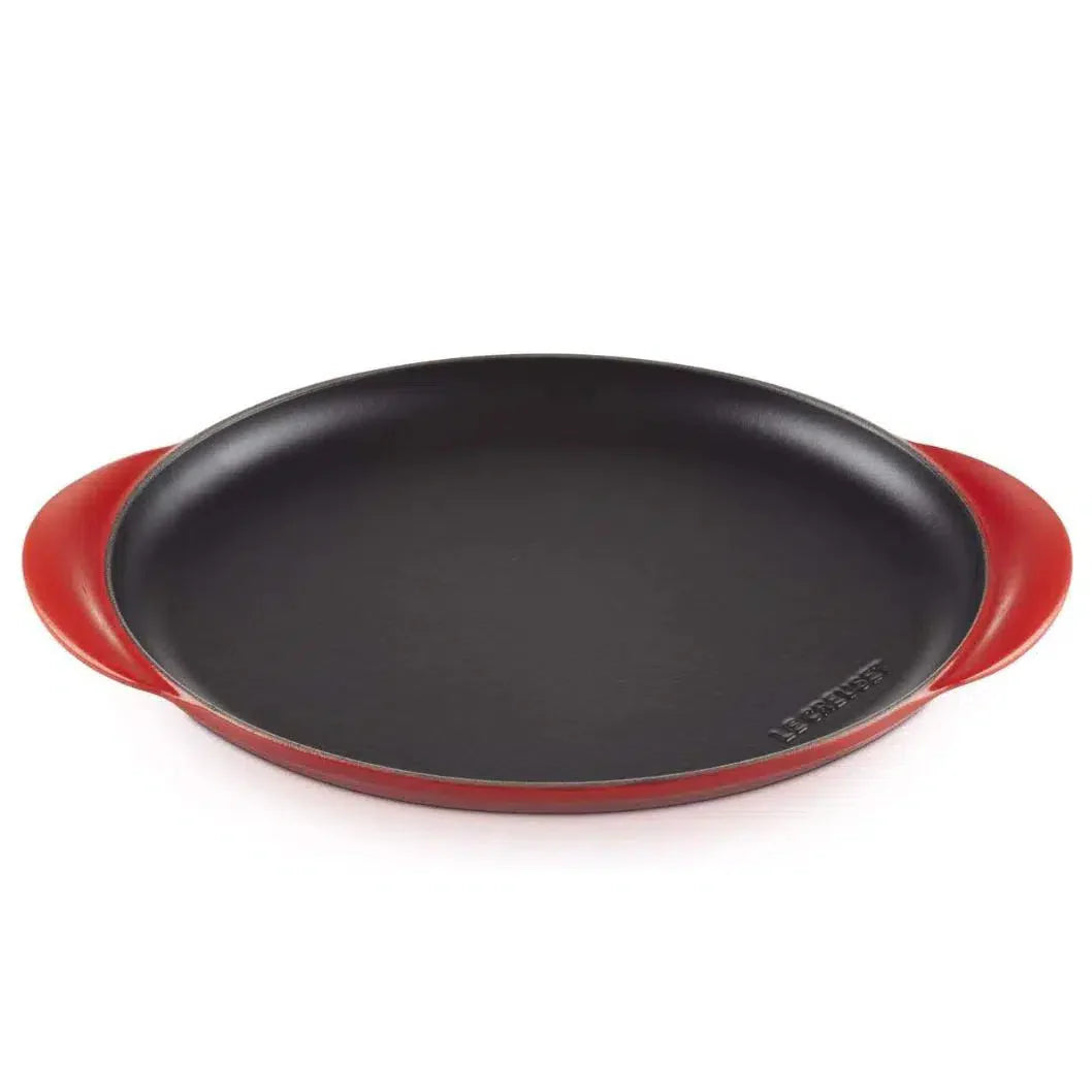 Grelha Lisa Oval Tradicional Vermelha 31cm Le Creuset