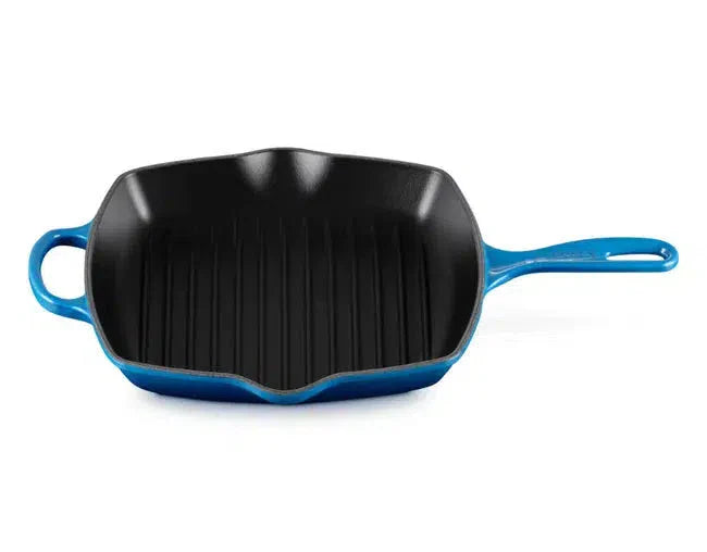 Grelha Quadrada Signature Azure 26cm Le Creuset