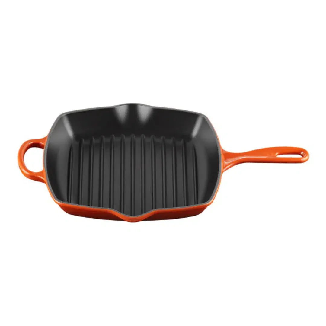 Grelha Quadrada Signature Cayenne 26cm Le Creuset