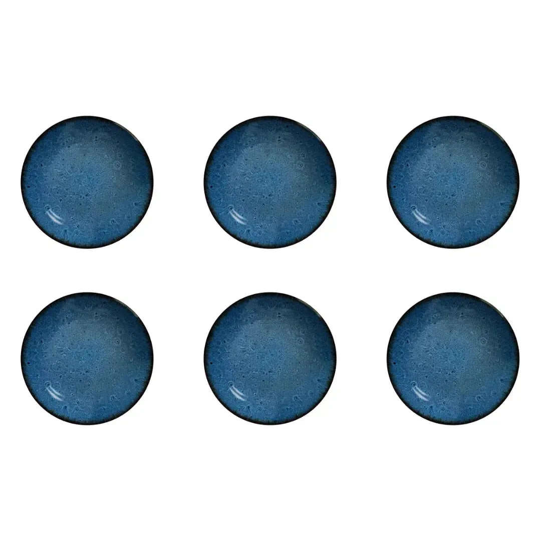 Jogo 6 Pratos Fundos Coup Cerâmica Faiança Albânia 25cm Alleanza
