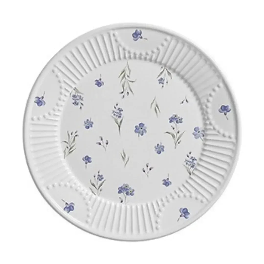 Jogo 6 Pratos Raso Cerâmica Provence 28cm Scalla