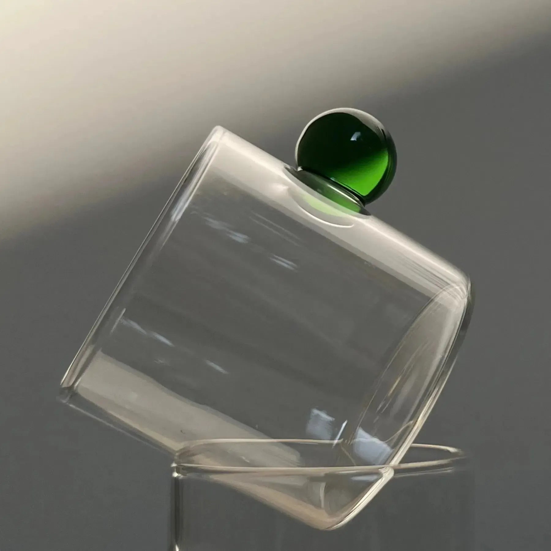 Jogo de 6 Xícaras de Café Vidro Linha Sintonia Verde 100ml