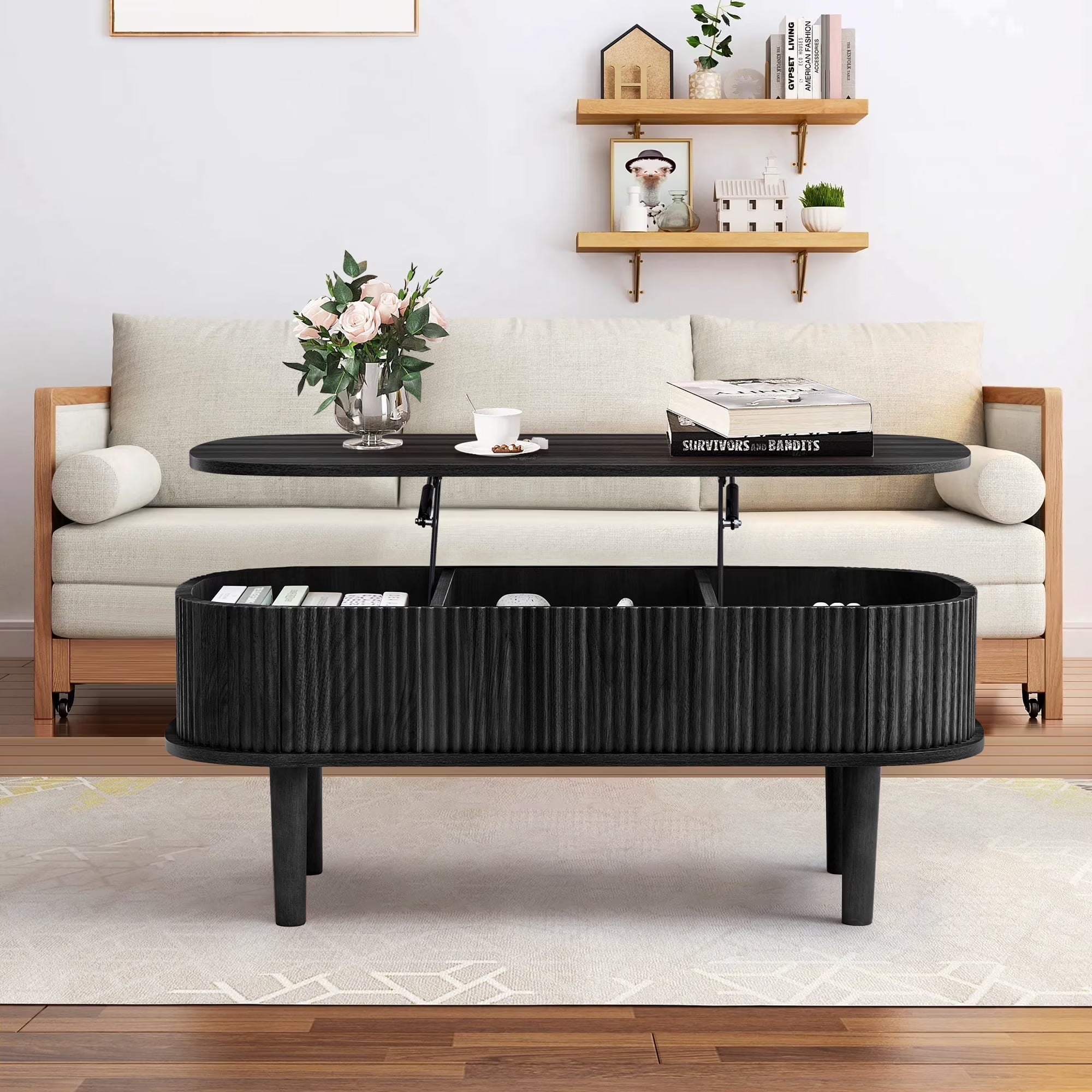 Mesa de Centro Modular Ripado