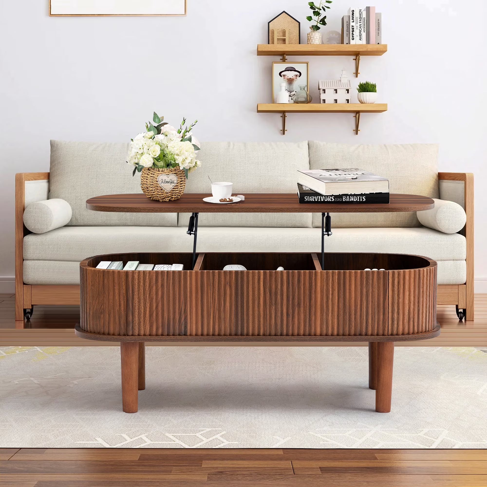 Mesa de Centro Modular Ripado