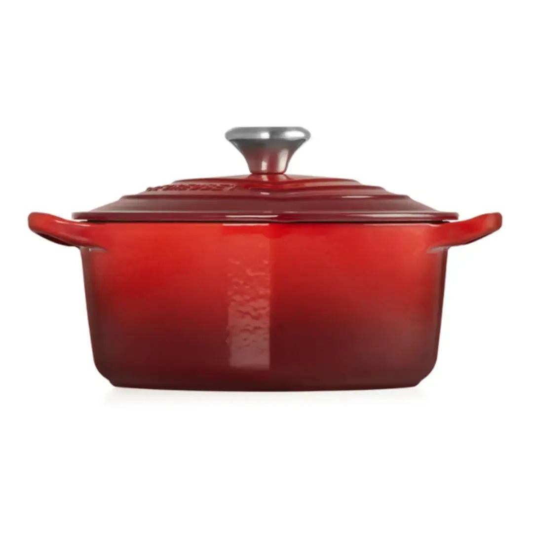 Panela Coração com Pegador Coração Inox Vermelha 20cm 1,9L Le Creuset