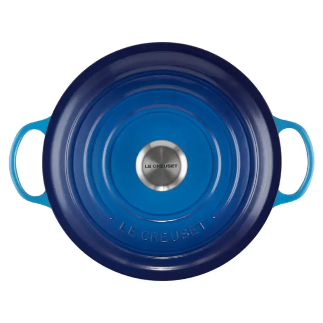 Panela Le Creuset Marmita Signature Azure 32cm