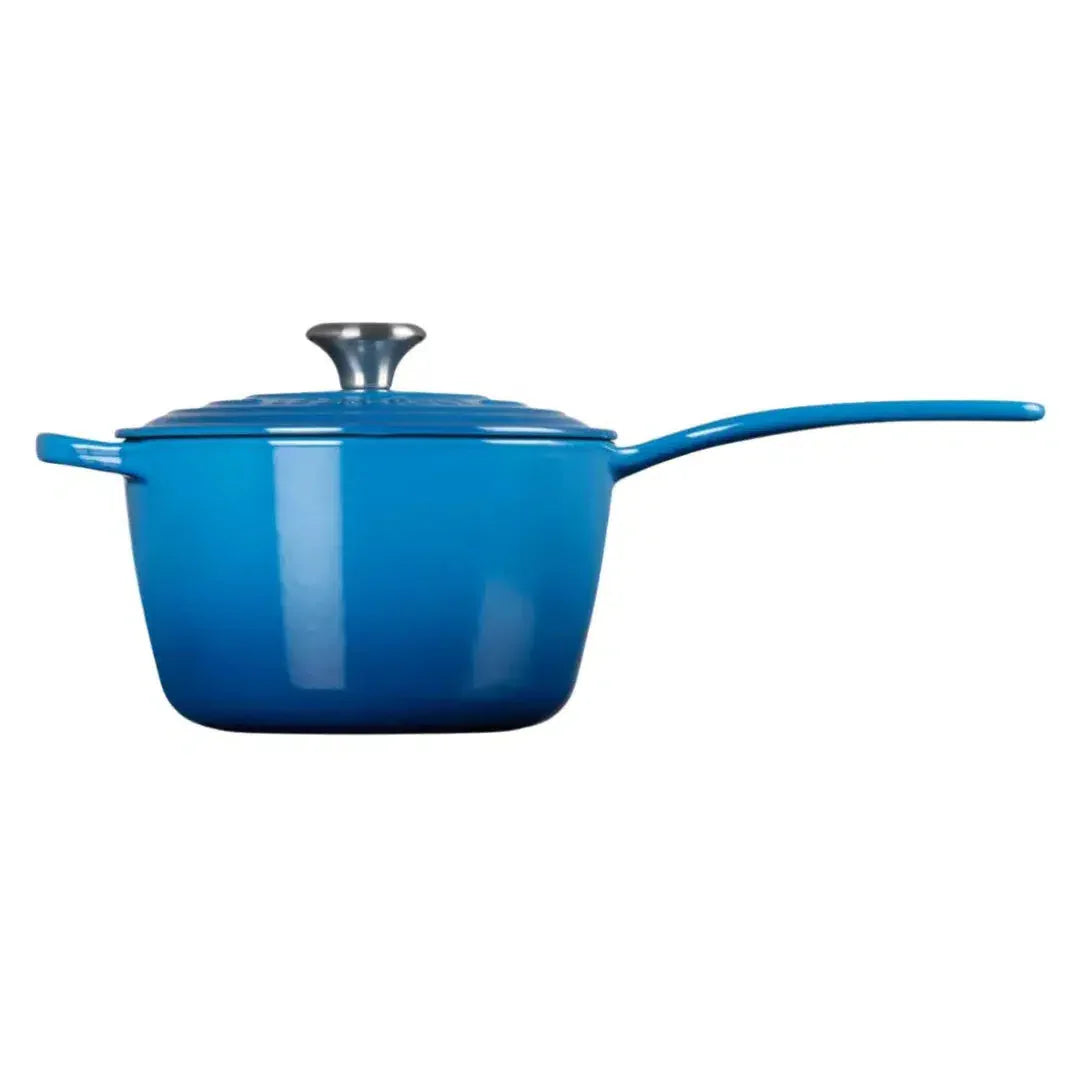 Panela Le Creuset Molheira Signature Azul Marseille 1,5L 16cm